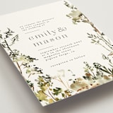 "We Walk Together" - Wedding Invitations in Evergreen by Petra Kern - Detail