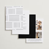 "Numerical" - Wedding Invitations in Lily by Owl and Toad - Back of Card Options