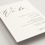 "We Do" - Wedding Invitations in Ink by lulu and isabelle - Detail