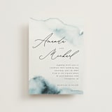 "Ocean Vibes" - Wedding Invitations in Sky by Marina Onoprienko - Front