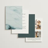 "Ocean Vibes" - Wedding Invitations in Sky by Marina Onoprienko - Back of Card Options
