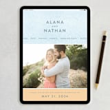 "Painted Sea" - Wedding Invitations in Sea by Laura Condouris - FREE Wedding Website