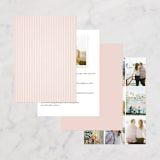 "Elegant Lace" - Wedding Invitations in Blush by Hooray Creative - Back of Card Options