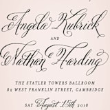 "Elegant Lace" - Wedding Invitations in Blush by Hooray Creative - Detail
