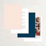 "Chic Gala" - Wedding Invitations in Cotton Candy by Kimberly FitzSimons - Back of Card Options