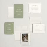 "Greenwood" - Wedding Invitations in Garden by Kelly Schmidt - Invitation Suite