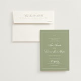 "Greenwood" - Wedding Invitations in Garden by Kelly Schmidt - Invitation with Envelope