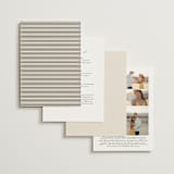 "Infinite" - Wedding Invitations in Ivory by Angela Thompson - Back of Card Options