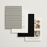 "All Type" - Wedding Invitations in Daydream by Pixel and Hank - Back of Card Options