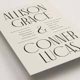 "All Type" - Wedding Invitations in Daydream by Pixel and Hank - Detail