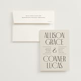 "All Type" - Wedding Invitations in Daydream by Pixel and Hank - Invitation with Envelope