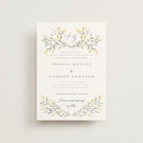 "Monogrammed" - Wedding Invitations in Spring by Petra Kern - Front