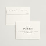 "Modern Type" - Wedding Invitations in Moon by Heather Cairl - FREE Recipient Addressing