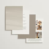 "Romantic Wreath" - Wedding Invitations in Chantilly by Wildfield Paper Co - Back of Card Options