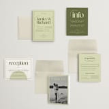 "News!" - Wedding Invitations in Kiwi by Claudia Orengo - Invitation Suite