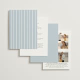 "Dotted Classic" - Wedding Invitations in Hydrangea by Carolyn MacLaren - Back of Card Options