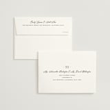 "Dotted Classic" - Wedding Invitations in Hydrangea by Carolyn MacLaren - FREE Recipient Addressing