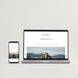 "The Minimalist" - Wedding Invitations in Air by lulu and isabelle - FREE Wedding Website