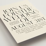 "Floral Emblem" - Wedding Invitations in Cream by Baumbirdy - Detail