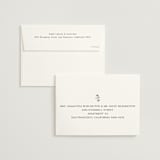 "Floral Emblem" - Wedding Invitations in Cream by Baumbirdy - FREE Recipient Addressing