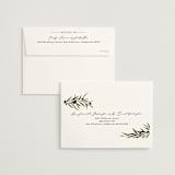 "Tuscan Hill" - Wedding Invitations in Creme by Kate Ahn - FREE Recipient Addressing