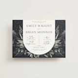 "Vintage Botanicals" - Wedding Invitations in Sage by GeekInk Design - Front