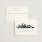 "Vintage Botanicals" - Wedding Invitations in Sage by GeekInk Design - FREE Recipient Addressing