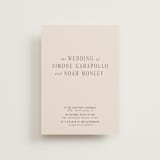 "Fero" - Wedding Invitations in Blush by Pati Cascino - Front