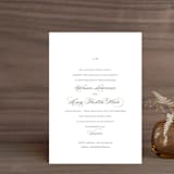 "Field" - Wedding Invitations in Ash by Megan Davis - Front