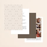 "Fireflies" - Wedding Invitations in Zuni Brown by Paige Rothhaar - Back of Card Options