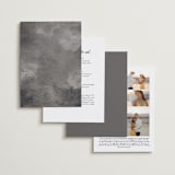 "printed" - Wedding Invitations in Onyx by JoAnn Jinks - Back of Card Options