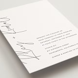 "printed" - Wedding Invitations in Onyx by JoAnn Jinks - Detail