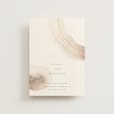 "gentleness" - Wedding Invitations in Sand by Sumak Studio - Front