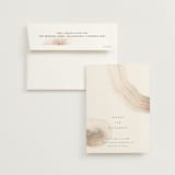 "gentleness" - Wedding Invitations in Sand by Sumak Studio - Invitation with Envelope