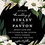 "Botanical Ring" - Wedding Invitations in Ivory by Susan Moyal - Detail