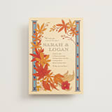 "Fall in Love" - Wedding Invitations in Autumn by Morgan Ramberg - Front