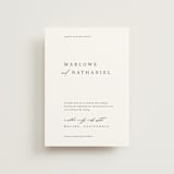 "Astoria" - Wedding Invitations in Silk by Kelly Schmidt - Front