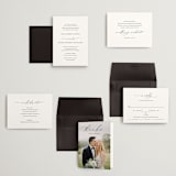 "Breathe" - Wedding Invitations in Linen by Jennifer Postorino - Invitation Suite