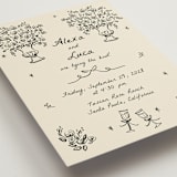 "Roses" - Wedding Invitations in Vanilla by Ani Somi - Detail