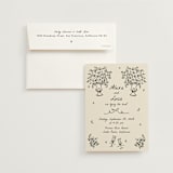 "Roses" - Wedding Invitations in Vanilla by Ani Somi - Invitation with Envelope