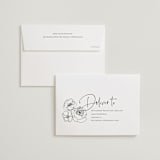 "stylist script" - Wedding Invitations in Ivory by Cass Loh - FREE Recipient Addressing