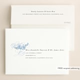 "Poetic Blue" - Wedding Invitations in Sky by Qing Ji - FREE Recipient Addressing