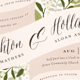 "Ribbonly" - Wedding Invitations in Blush by Jennifer Wick - Detail