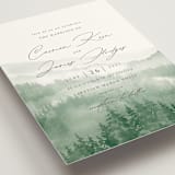 "Over the mountains" - Wedding Invitations in Fern by Helen Halik - Detail
