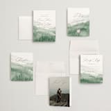 "Over the mountains" - Wedding Invitations in Fern by Helen Halik - Invitation Suite