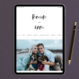 "Love Actually" - Wedding Invitations in Onyx by Design Lotus - FREE Wedding Website