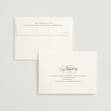 "Black Tie" - Wedding Invitations in Ink by That Girl Press - FREE Recipient Addressing