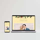 "Enchanted Rose from Disney's Beauty & The Beast" - Wedding Invitations in Mimosa by Leah Bisch - FREE Wedding Website