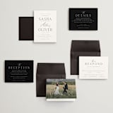 "Ashbury" - Wedding Invitations in Ink by Kristie Kern - Invitation Suite