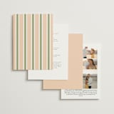 "Boardwalk" - Wedding Invitations in Peach by Baumbirdy - Back of Card Options